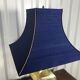 Brass lamp with bespoke pagoda lampshade