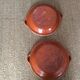 2 terracotta dishes
