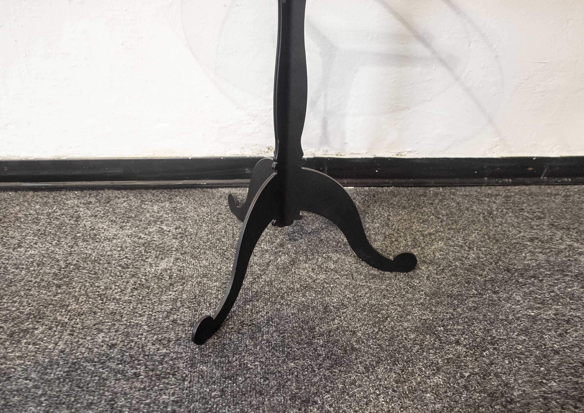 Table basse en fer et verre Italia Anni '80