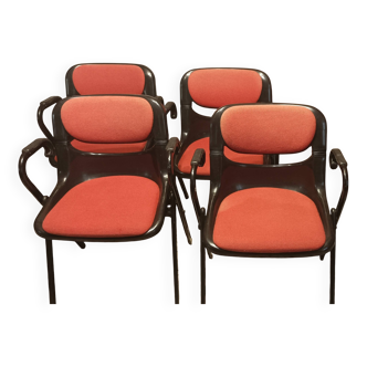 Dorsal chairs by Emilio Ambasz and Giancarlo Piretti for Openark (x4)