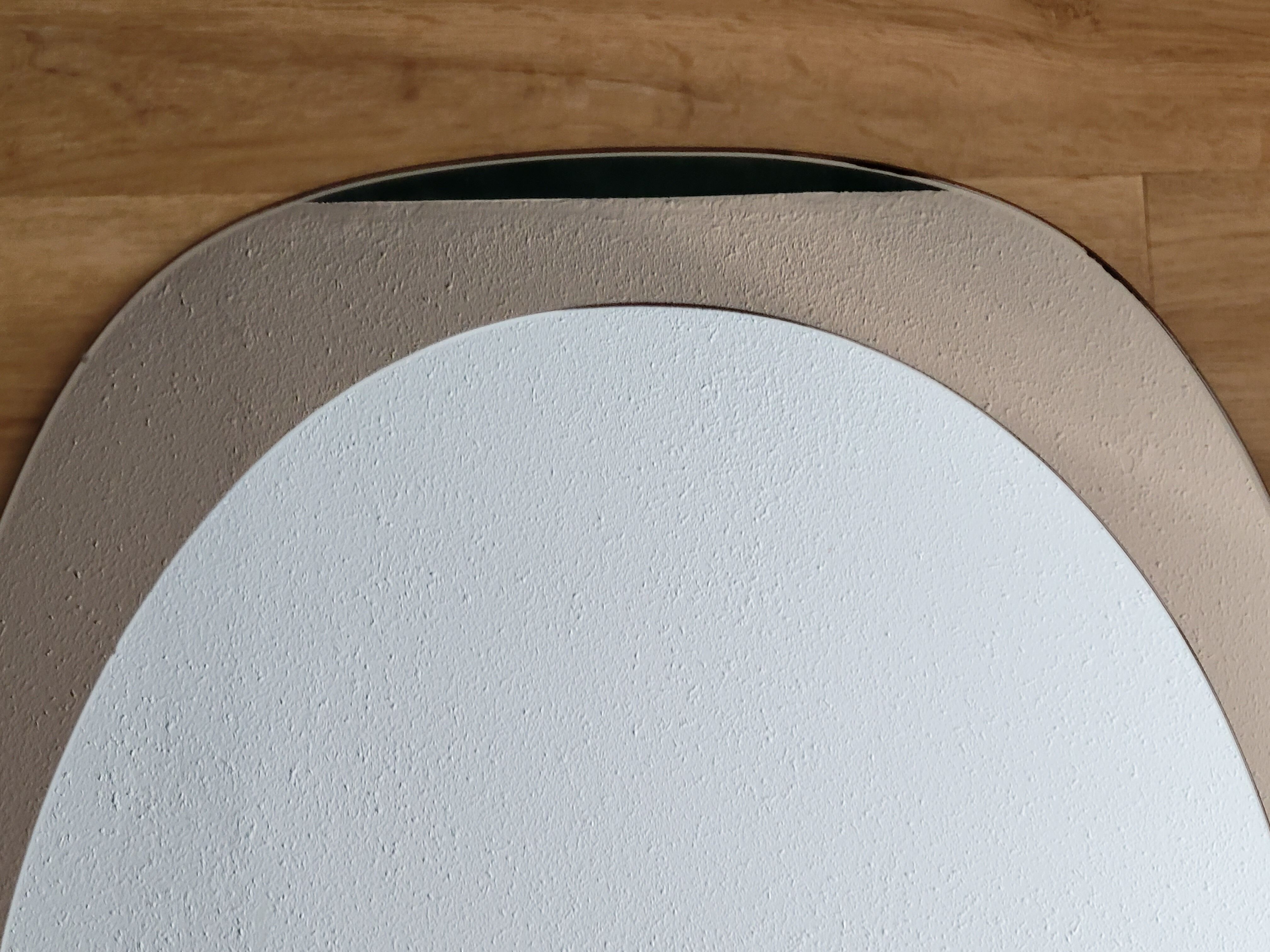 Two-tone wall mirror vintage design Italy