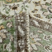6x10 Brown & Beige Floral Pattern Vintage Rug, 196x325Cm