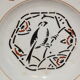 Assiette creuse KG Lunéville Oiselet style Art déco