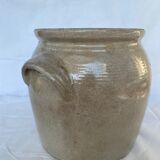 Glazed stoneware pot