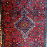 Luxueux tapis de coureur tribal Hamadam