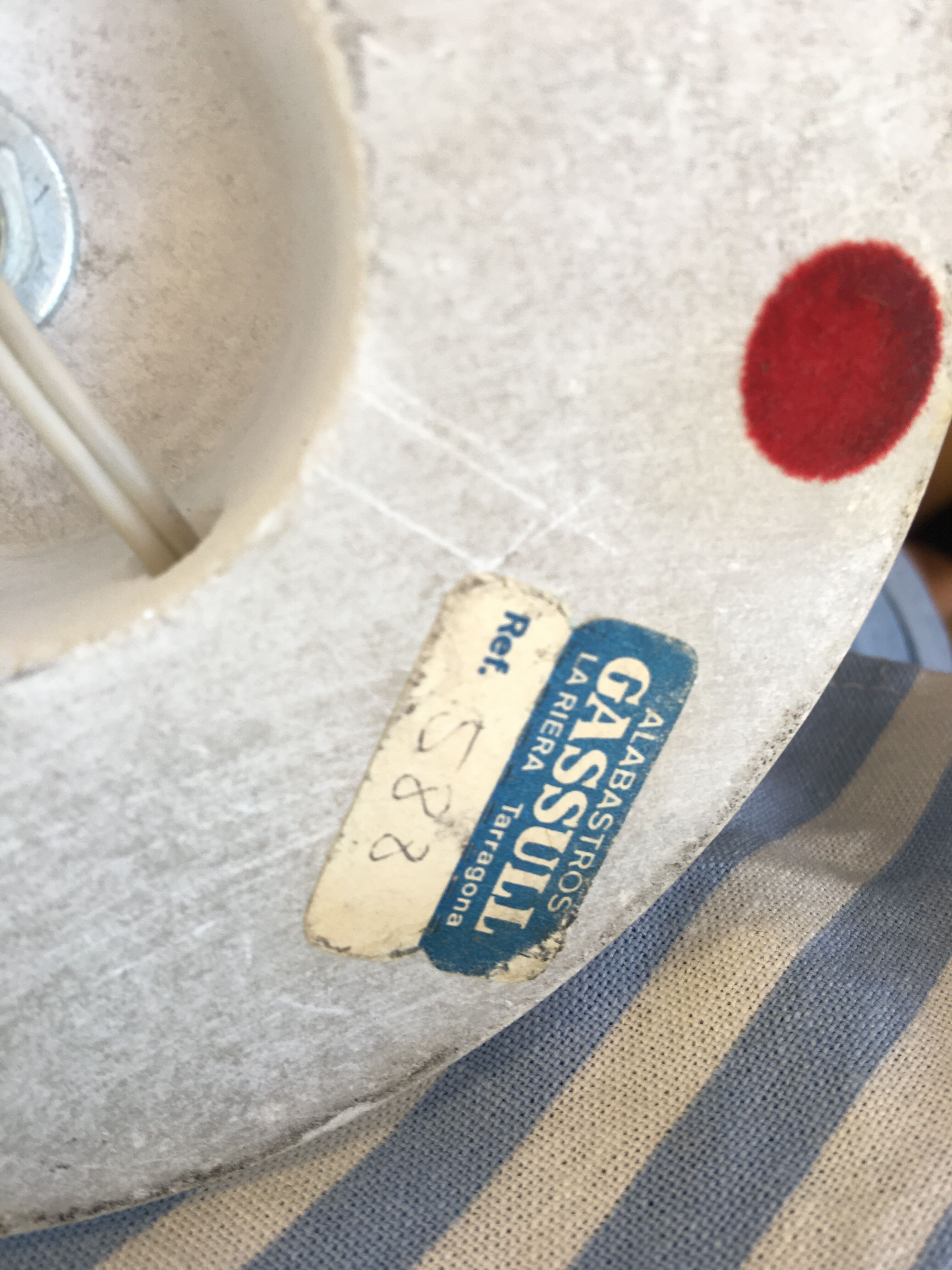 Lamp to be installed in Alabaster