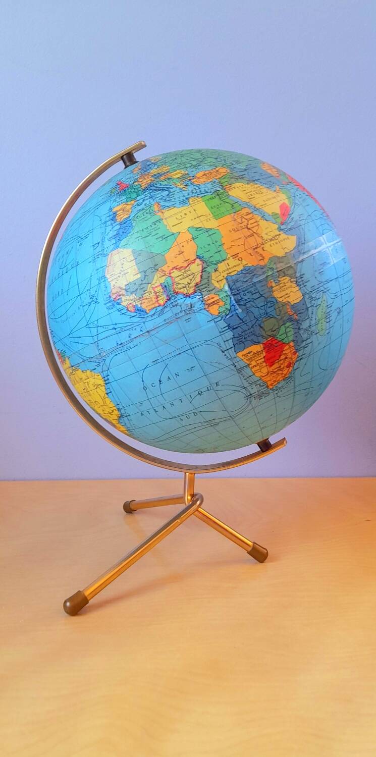 Tripod globe, 1969