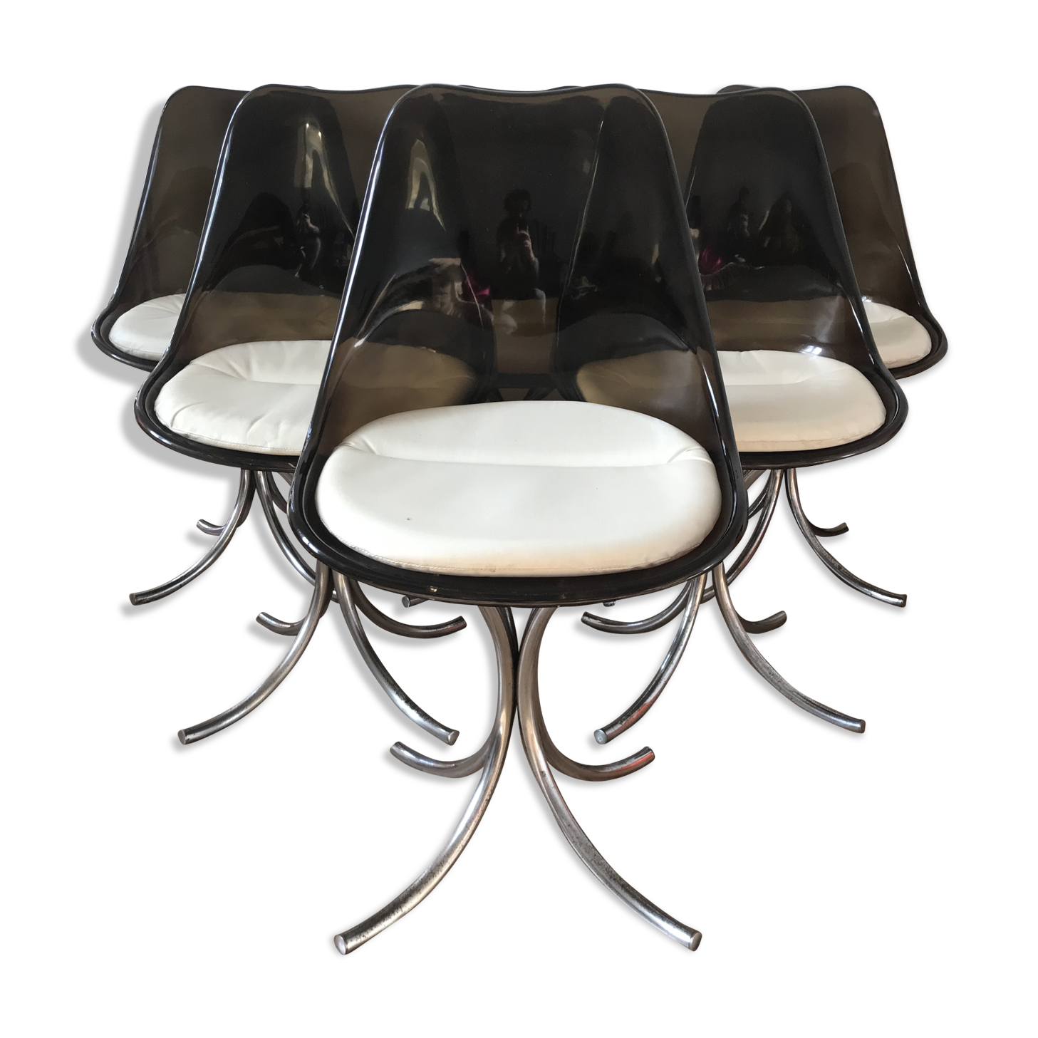 Set de 6 chaises vintage