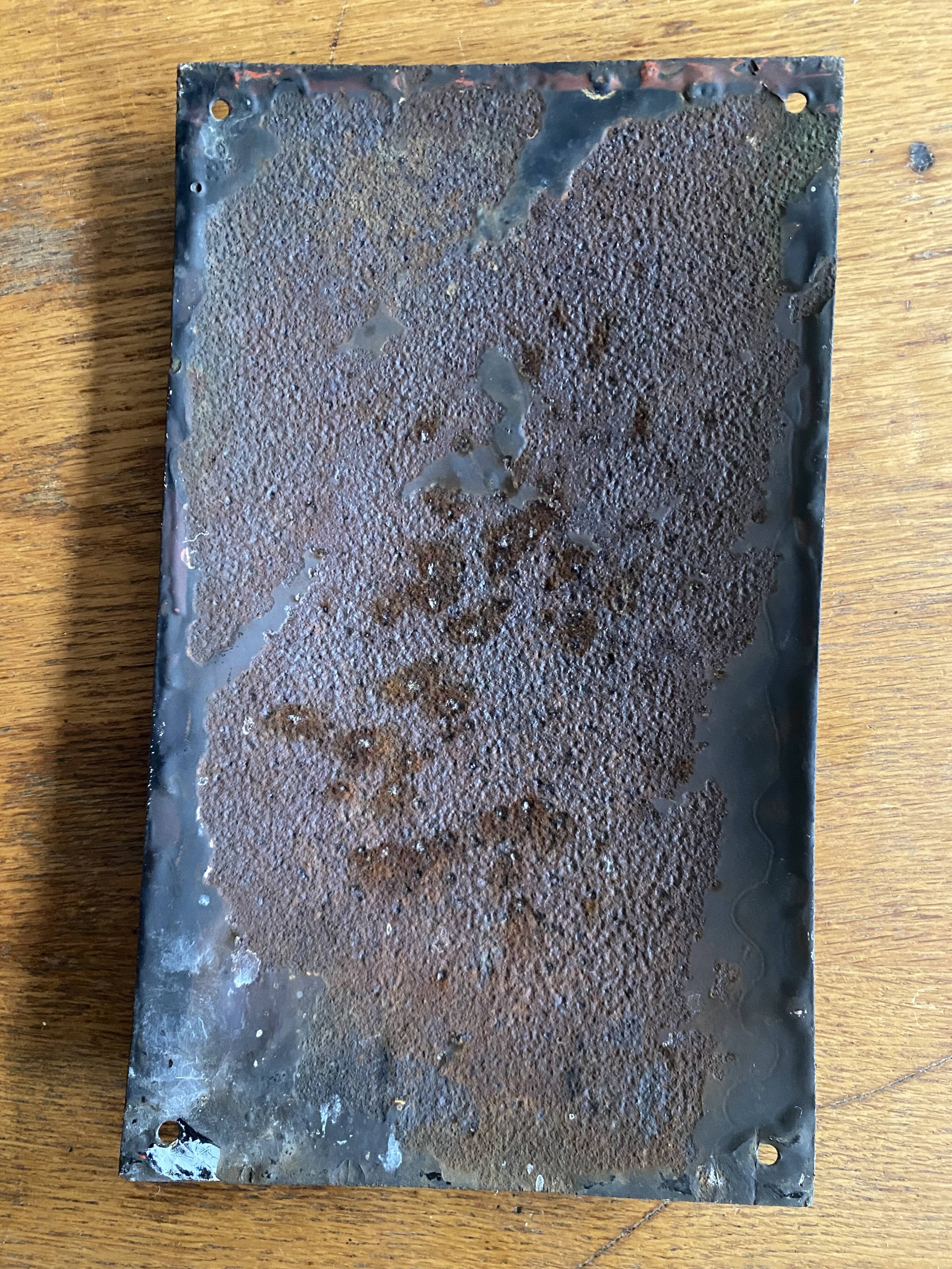 old polish email plate danger skull