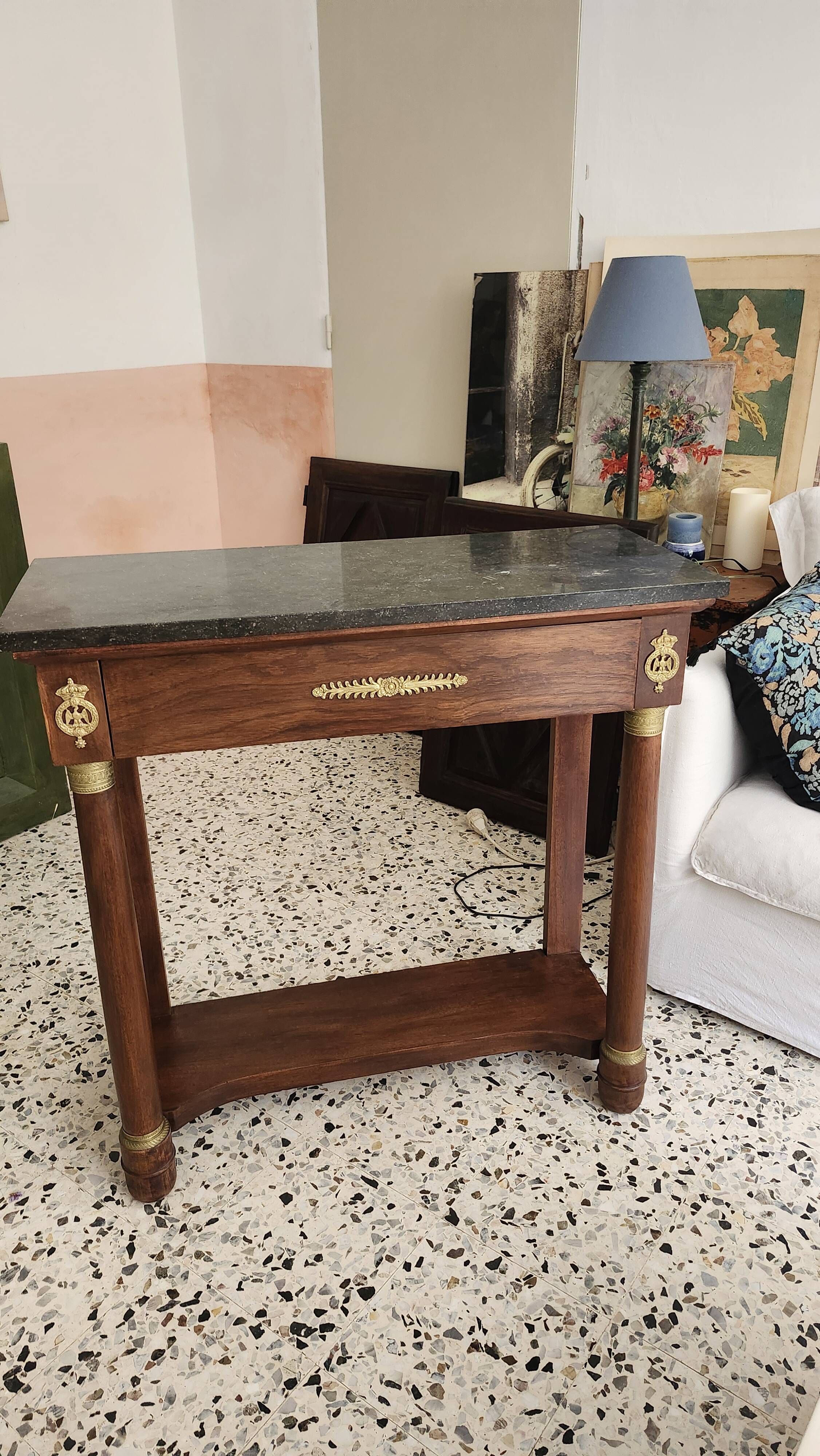 Small Empire style console