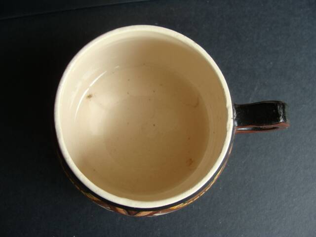 Art Deco cup and saucer P. Fouillen / Quimper