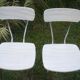 Duo of 60 - 70s Formica chairs