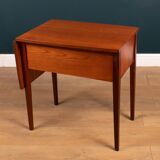Retro Danish 1960s Sewing Table Console Table Lamp Table