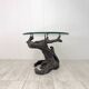 Table en bronze en forme d'arbre, prod. Italien, années 70