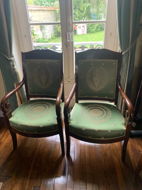 Armchairs empire mahogany era