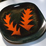 Vintage Dish • Pocket tray • Ceramic • Vallauris • In the style of Gilbert Valentin • 1950-1960