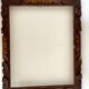 Antique handcarved frame Cedarwood 29.5 cm x 24 cm