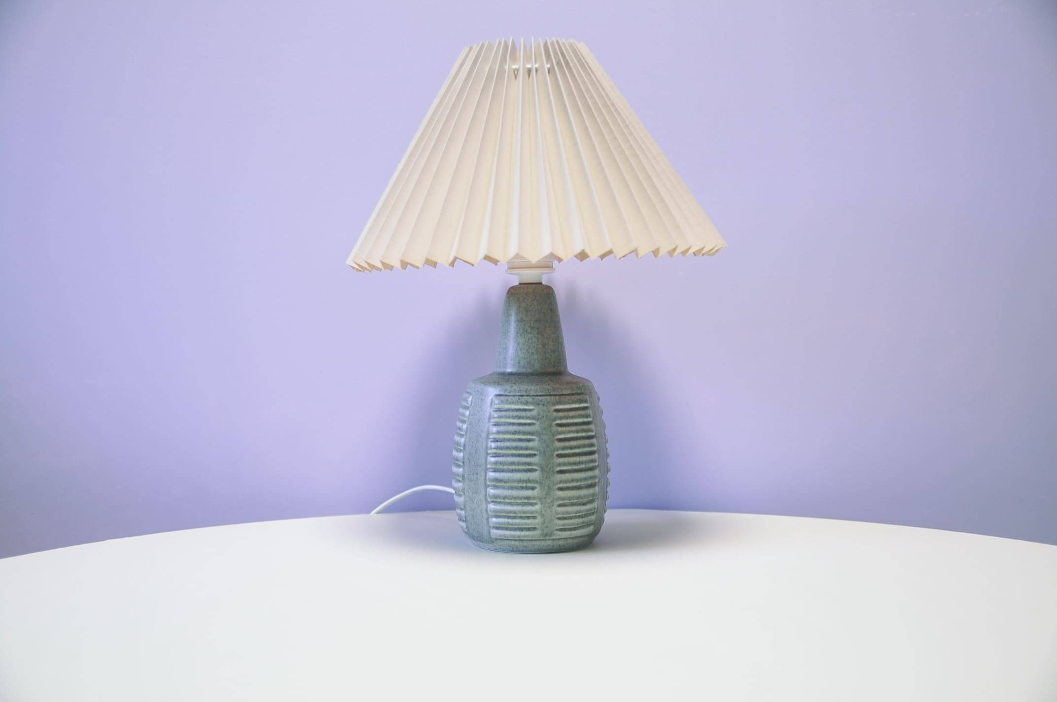 Vintage mint green table lamp Søholm