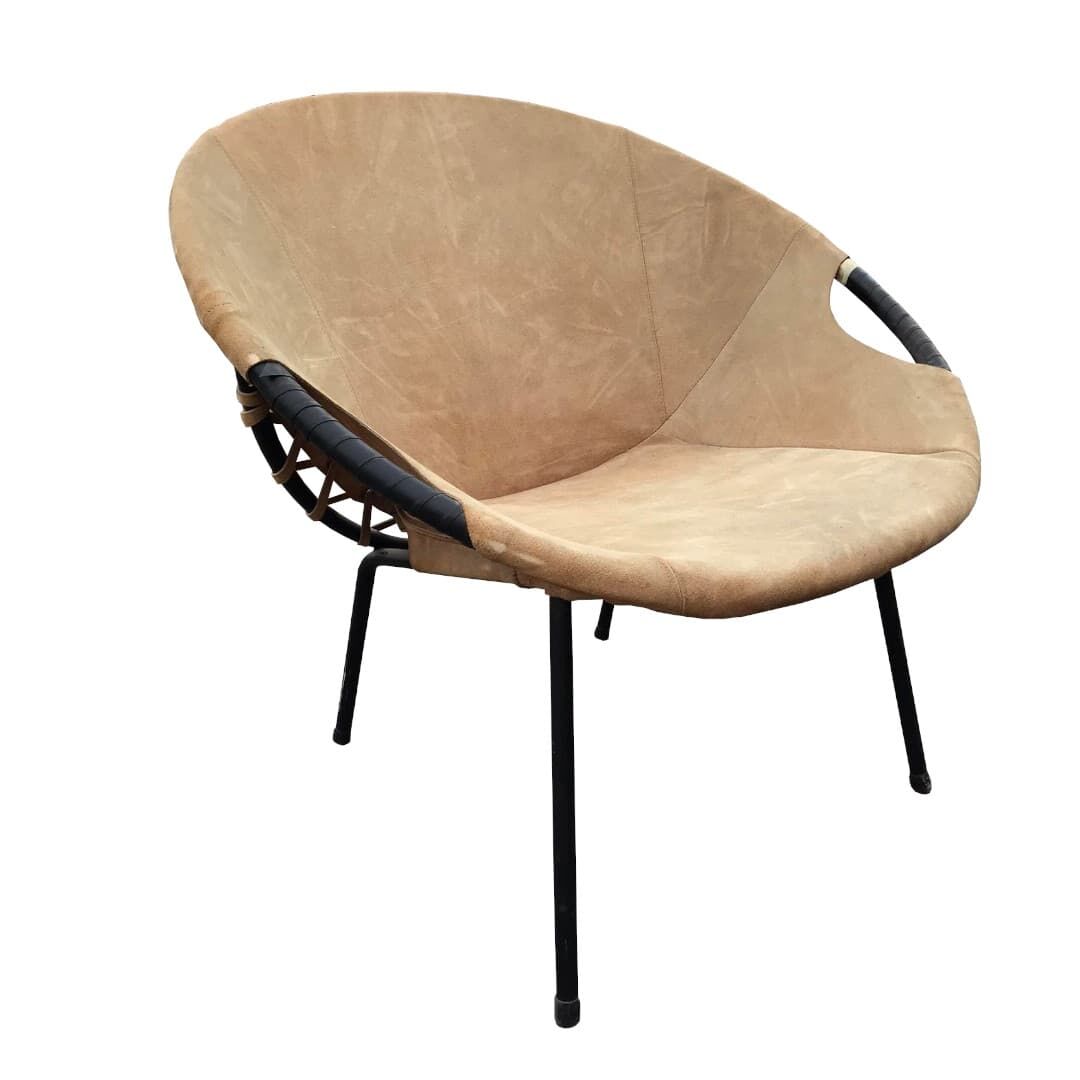 Fauteuil baloon Lusch & Co des années 1960