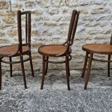 6 mismatched bistro chairs