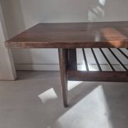 Rare et longue table basse vintage, vers 1960