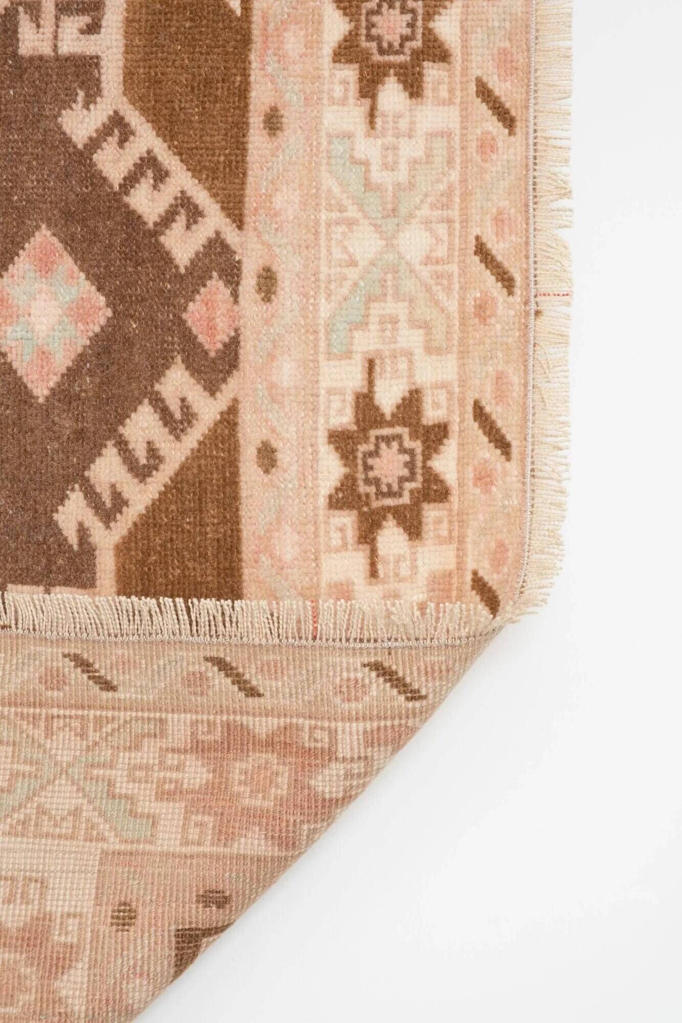 Tapis de couloir turc vintage