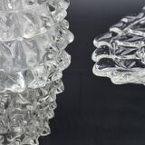 Set of 2 Ercole Barovier Rostrato Murano Italian Glass Vase for Barovier & Toso