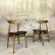 Pair of vintage Scandinavian chairs