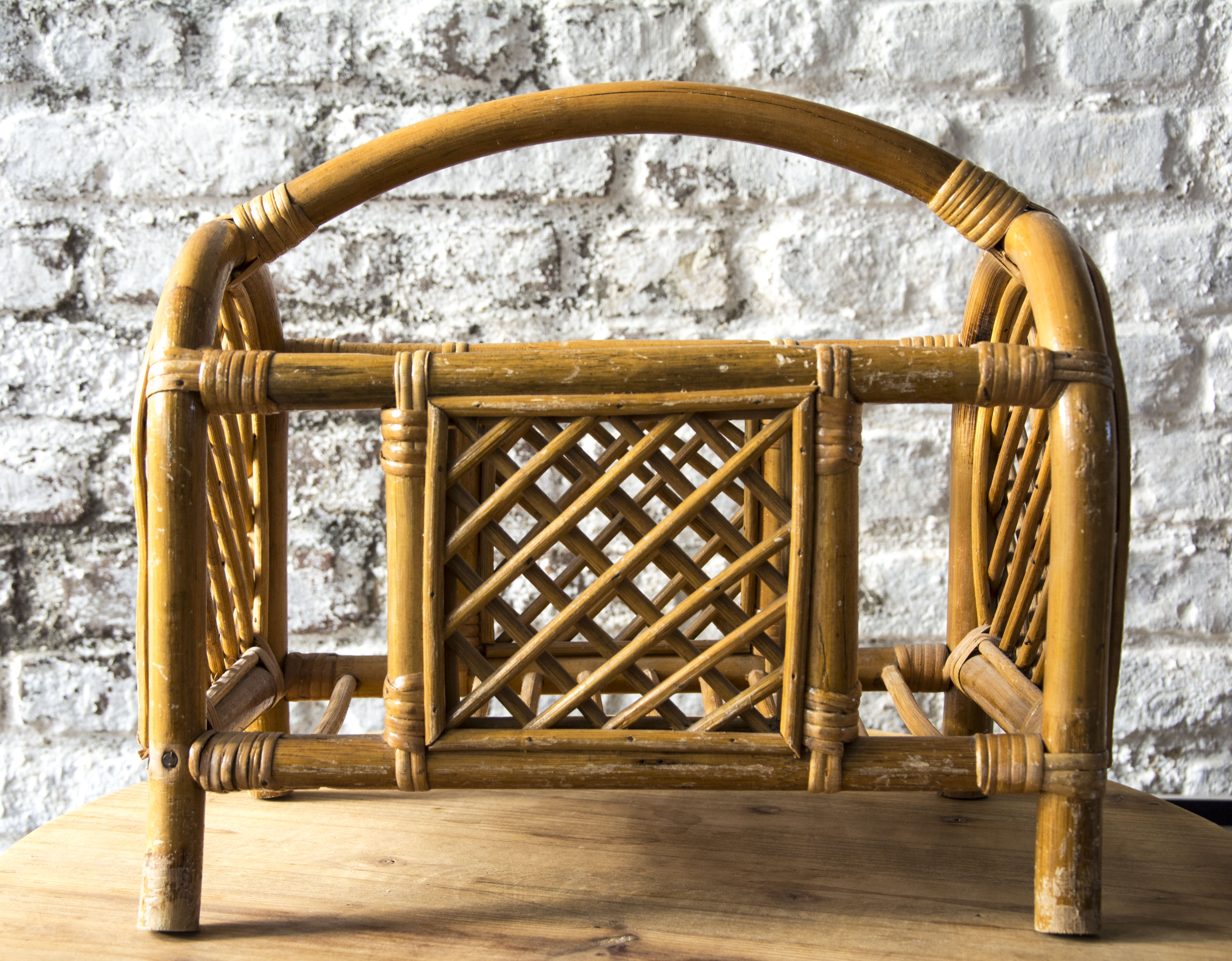 Porte-revues rotin Jeanette