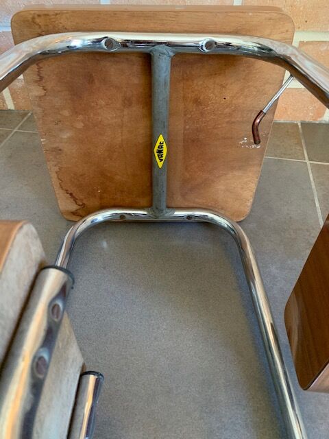 Stepladdler in vintage formica 70s