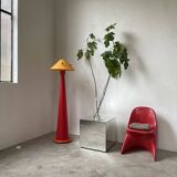 80s pop red floor lamp