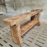 Workbench oak side table 19th century