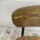 2 chaises style industriel en bois et métal