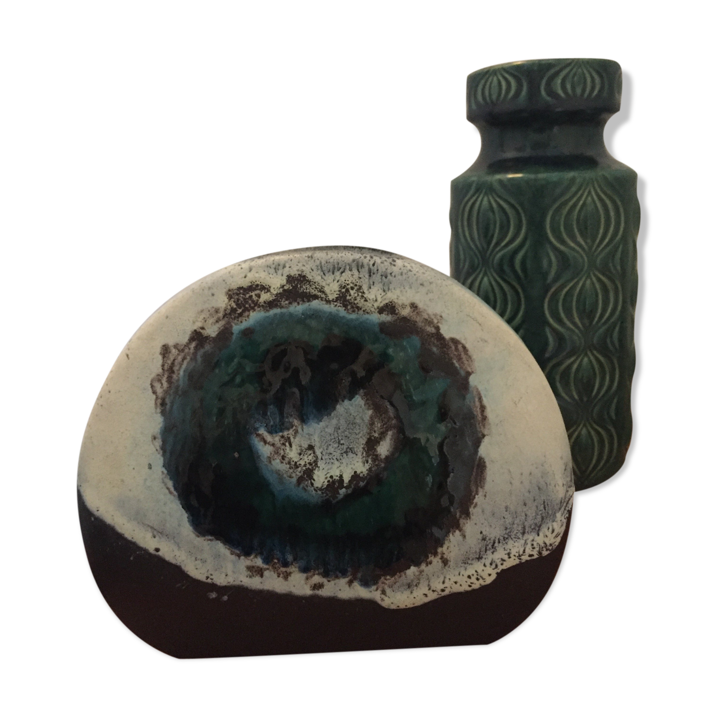 Lot of 2 vintage vases from West Germany