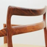 Scandinavian chair in rio rosewood