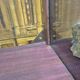 Antique amaranth display cabinet from the 1930s.