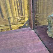 Antique amaranth display cabinet from the 1930s.