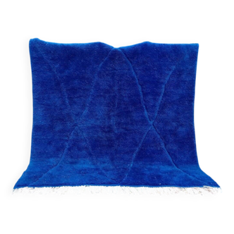Majorelle blue rug _ Berber rug _ handmade rug entirely