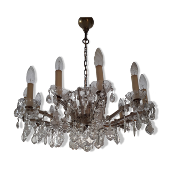 Crystal chandelier with 12-branched stamps