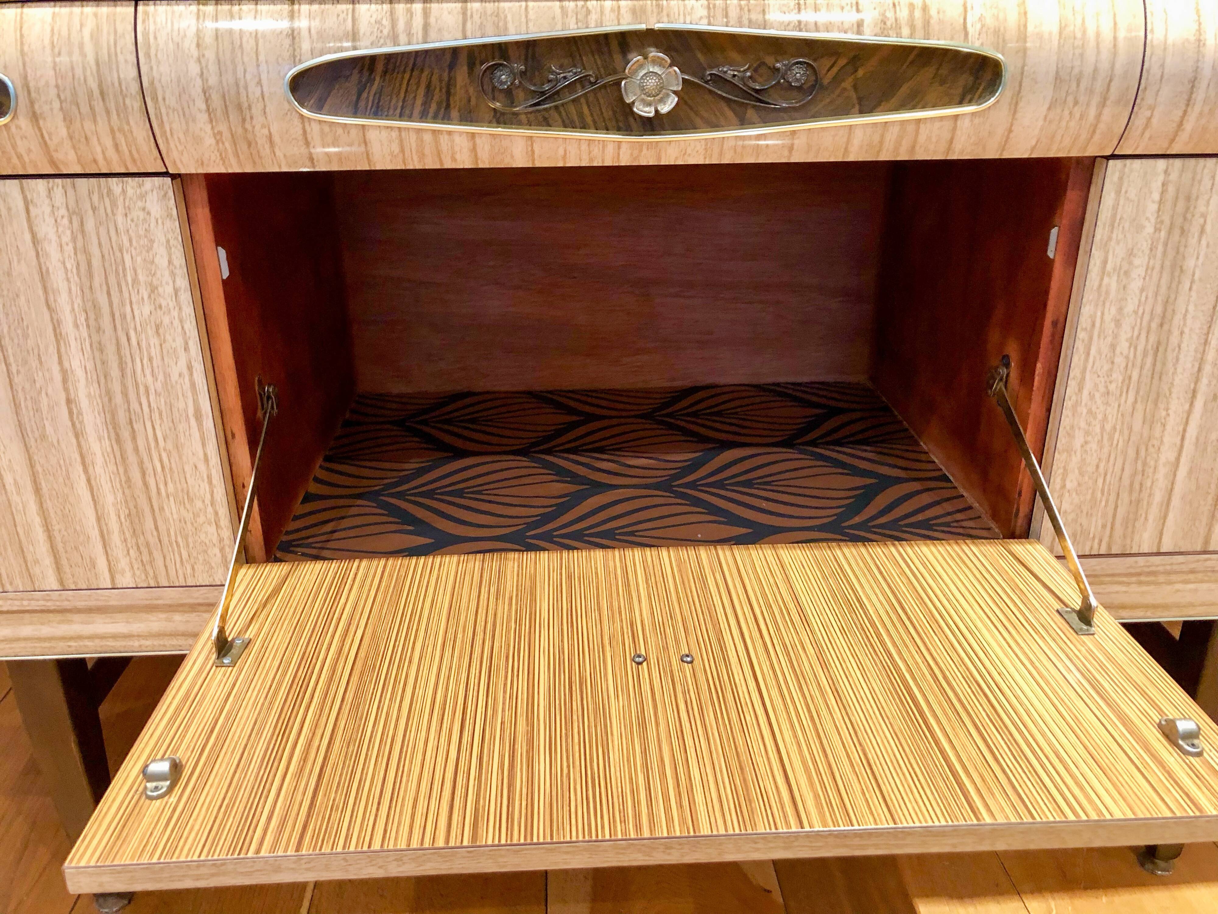 Formica veneered sideboard