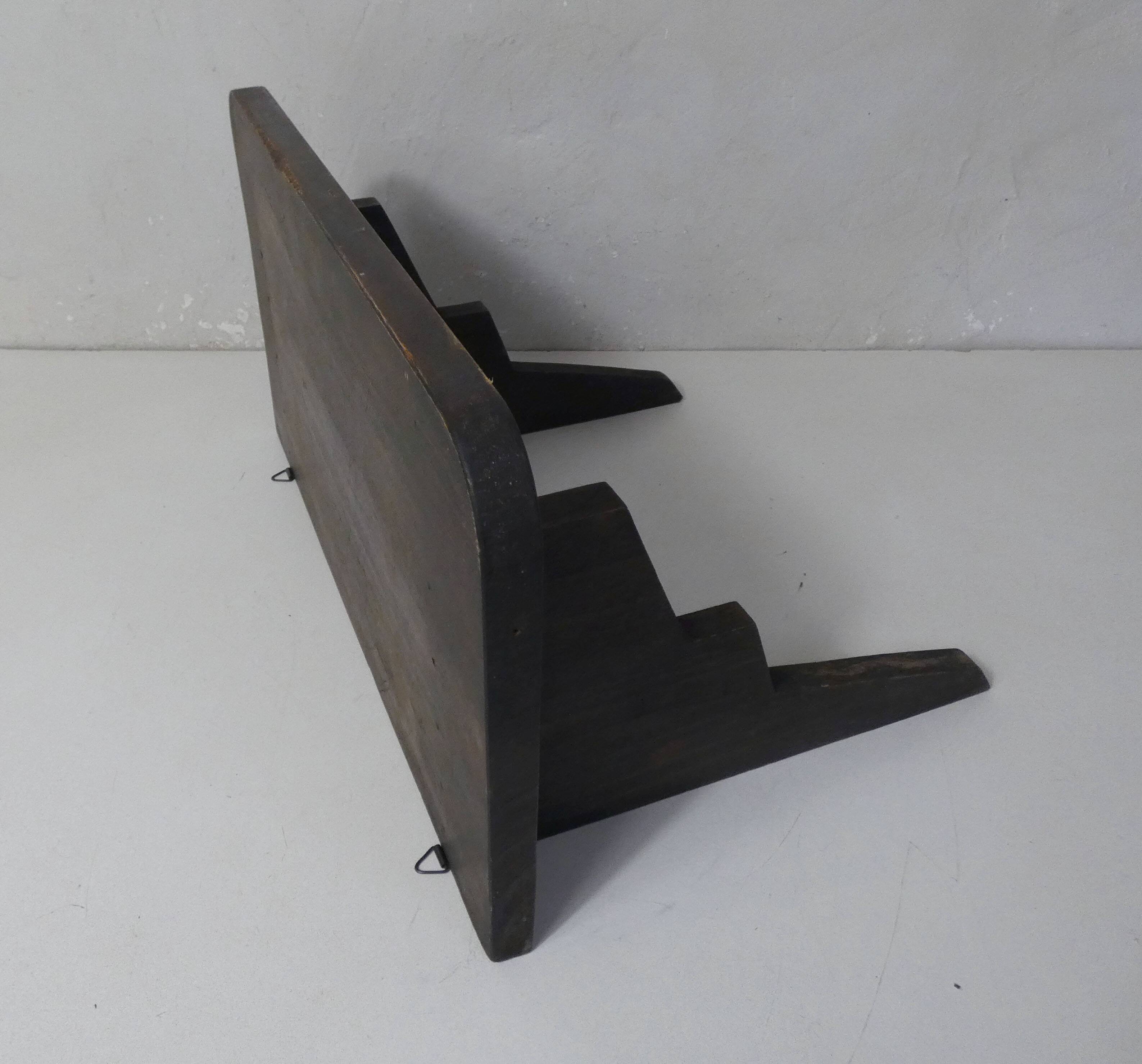 wooden shelf
