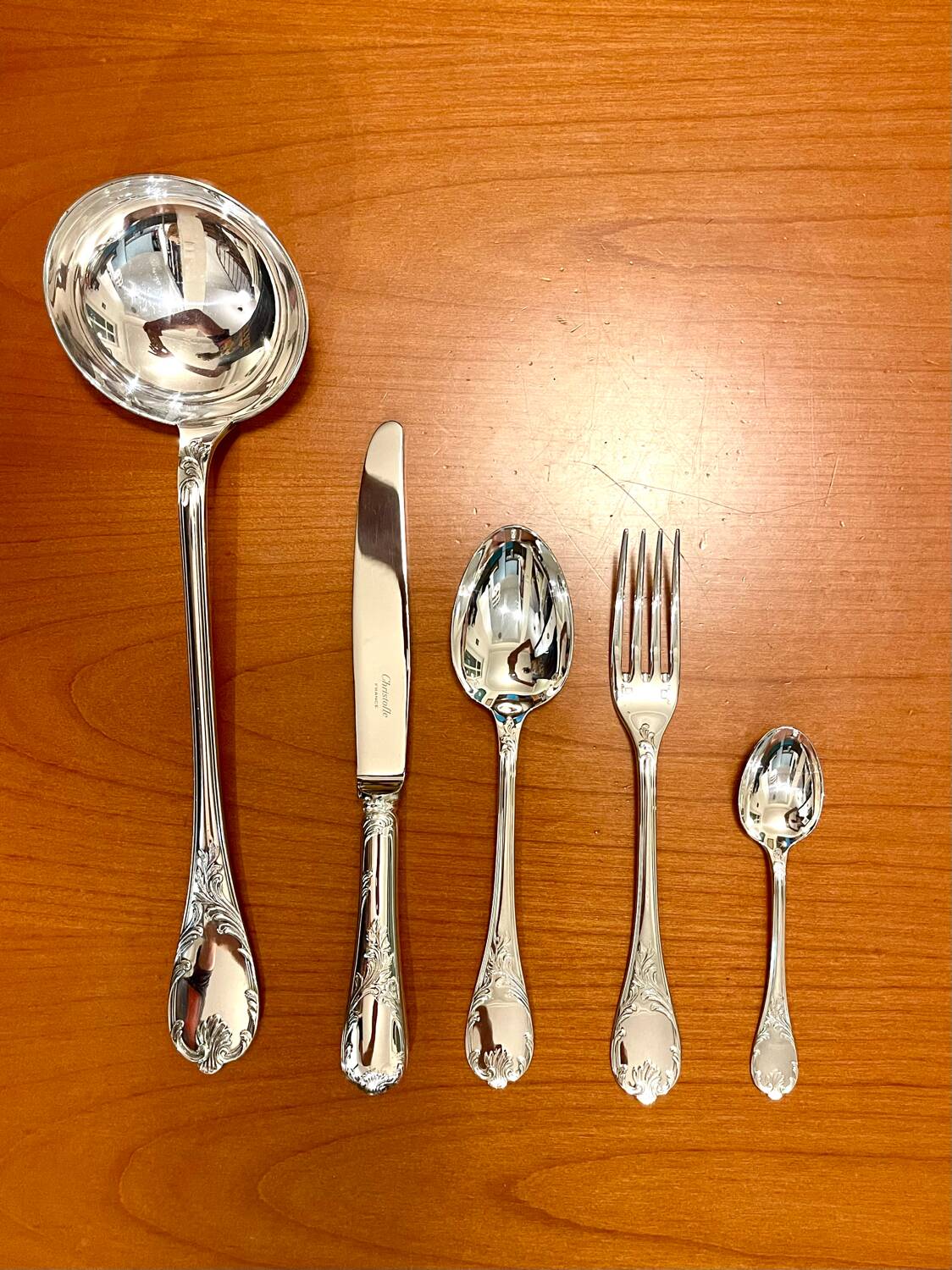 Christofle Marly, 49-piece cutlery set, new condition