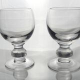 Verres à liqueur ancien. Lot de 2 pièces
