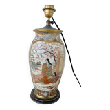 Japanese Satsuma lamp