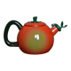 Bouilloire sifflante tomate