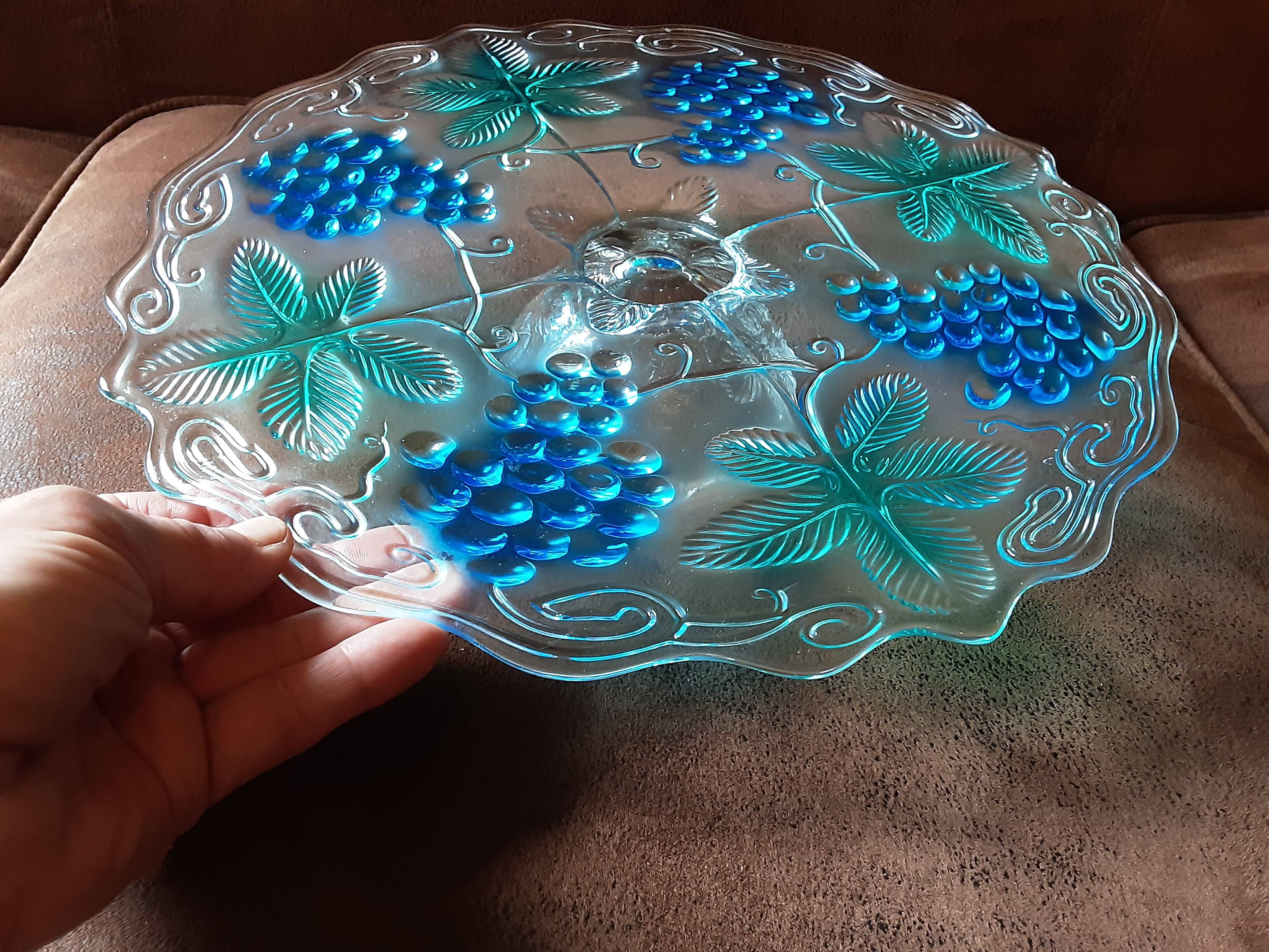 Crystal pedestal dish