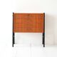 Vintage Scandinavian Teak Nightstand with Four Drawers