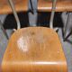 Lot de 6 chaises d'écolier
