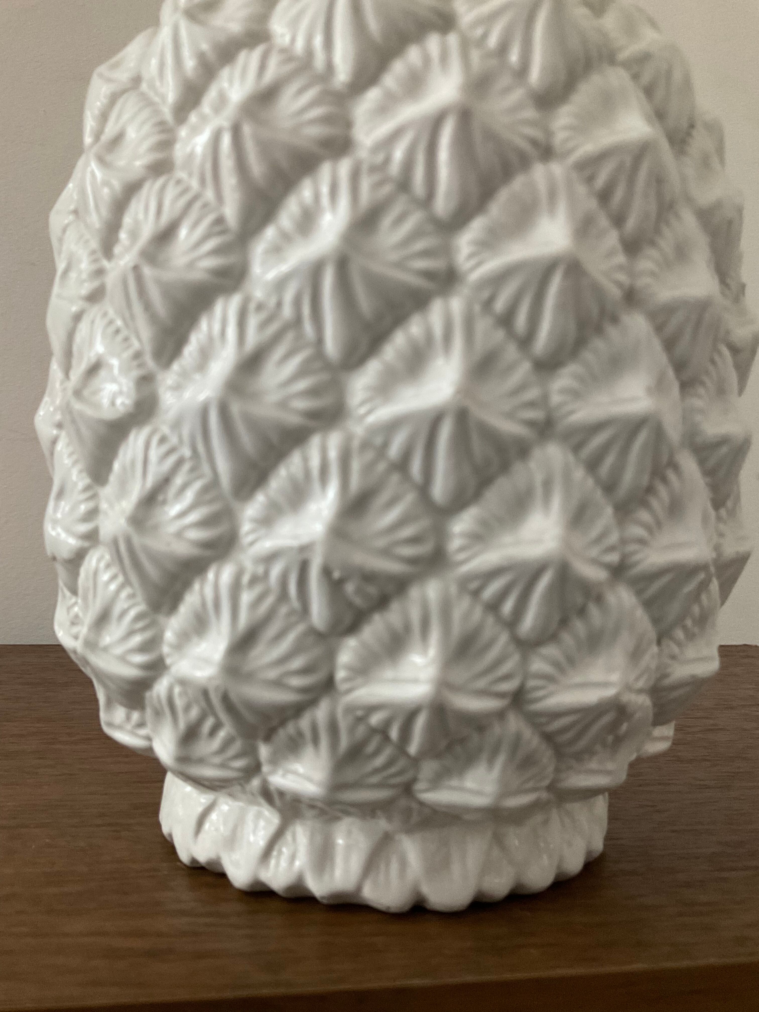 Vintage pineapple vase in ceramic 60s