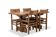 Officina Rivadossi. Brutalist style table and four chairs. Italy, circa 19